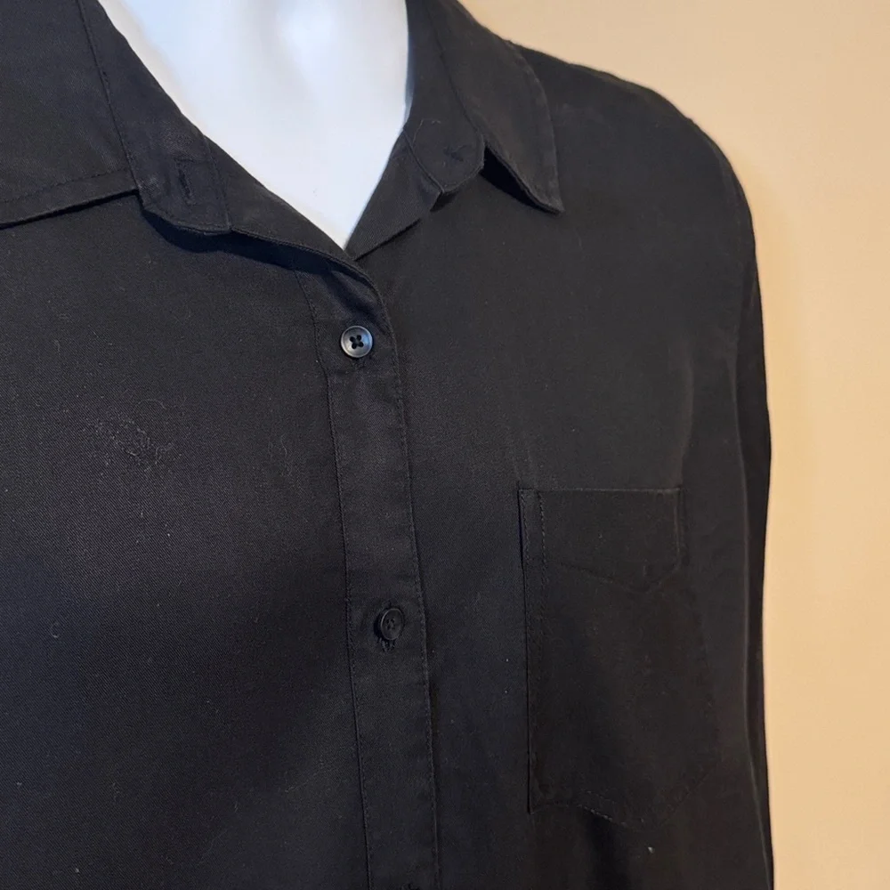 Ecothreads Classic Black Button Down Shirt